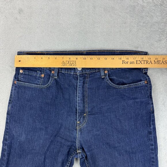 LEVIS 527 Boot Cut Denim Jeans Stretch Mens Bootcut Blue Medium Wash Jean 38" - Picture 7 of 8